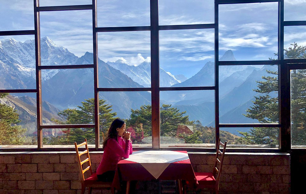 Breakfast at Hotel Everest View