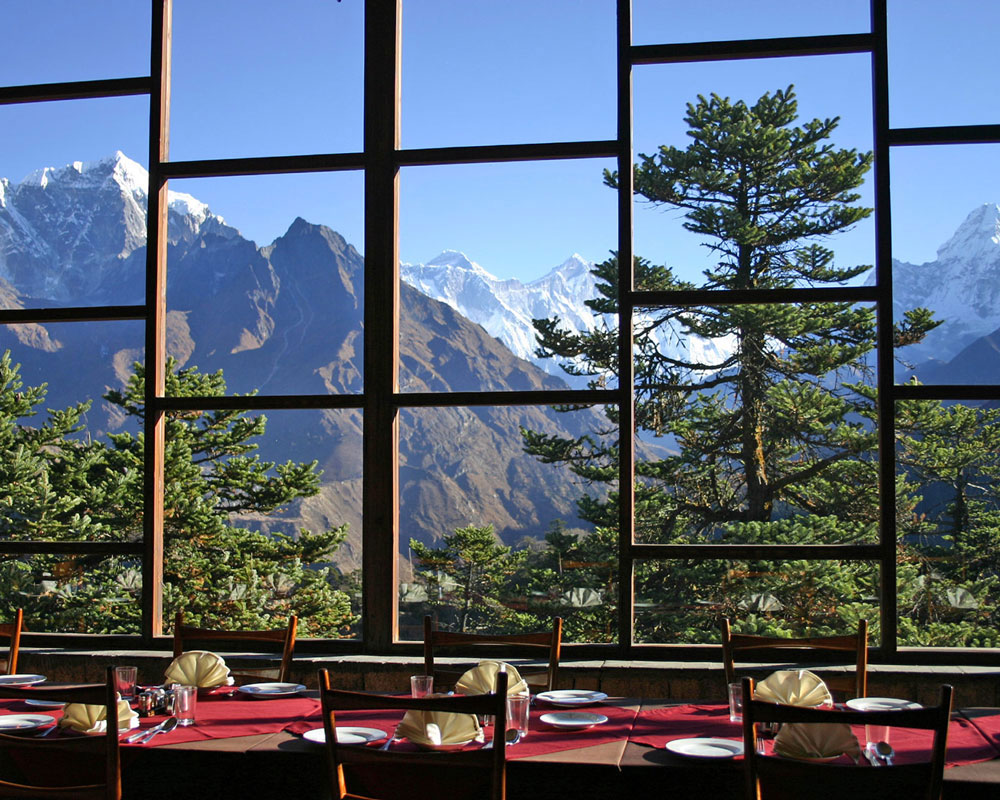 Perfect View from Hotel Everest View