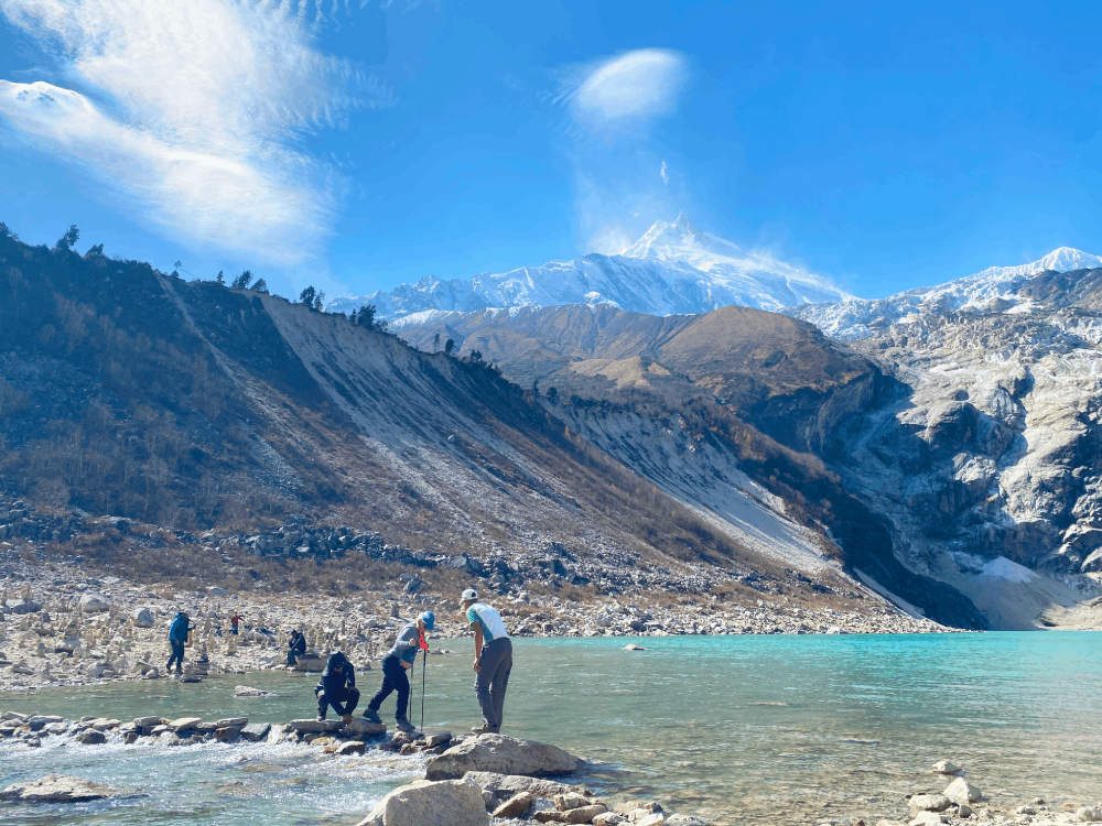 manaslu circuit trek difficulty