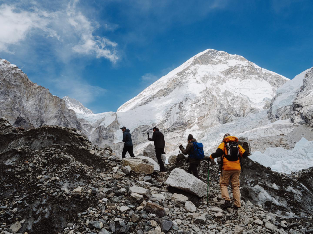 trekking to everest base camp