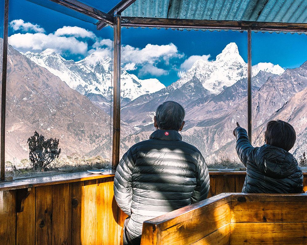 View from Hotel Everest View