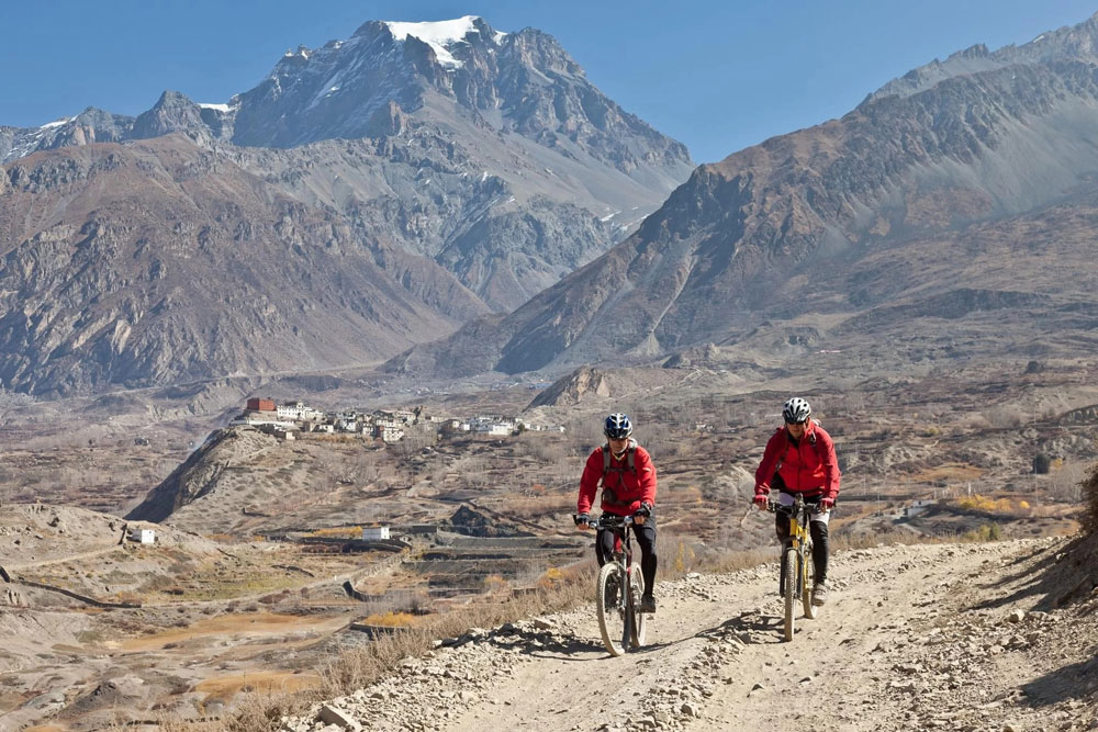 Upper Mustang Mountain Biking Route