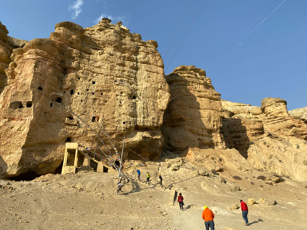 Sky Caves in Upper Mustang