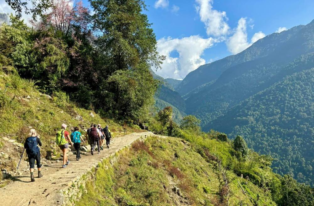 short treks in nepal