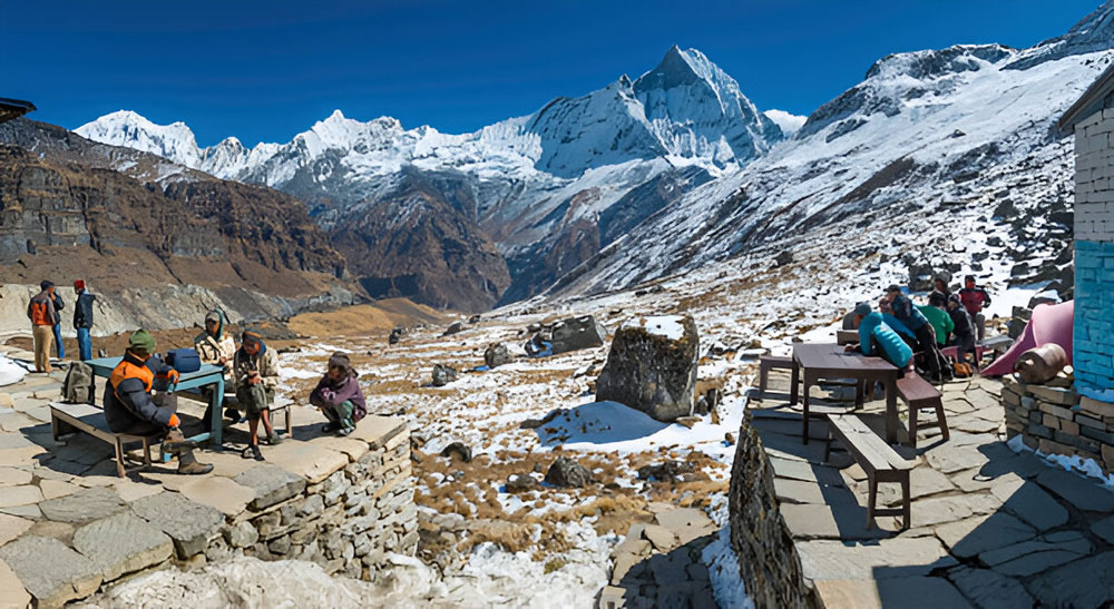 Annapurna Region During Winter