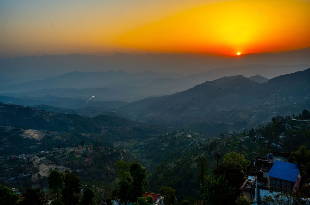 Sunset from Dhulikhel