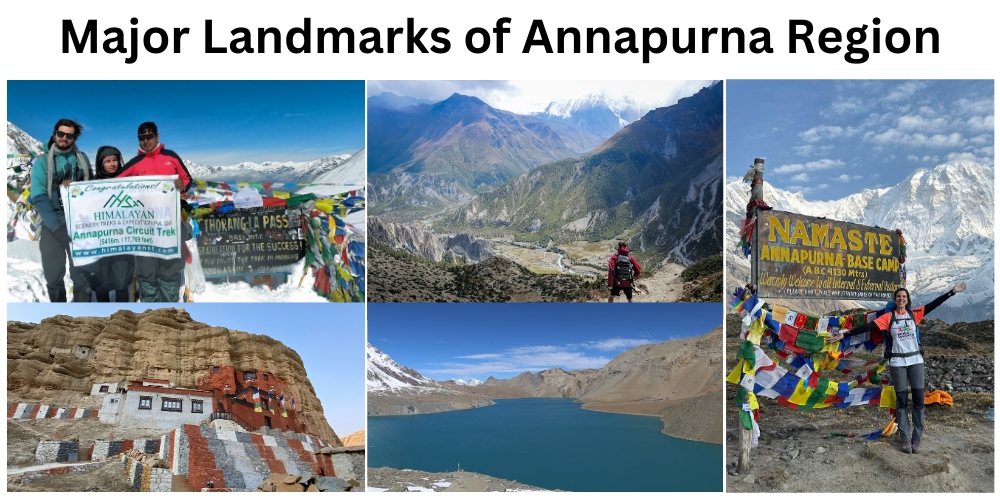 Major Landmarks of Annapurna Region